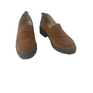 Hush Puppies women's Velvet Classic Tan Loafer size 6.5